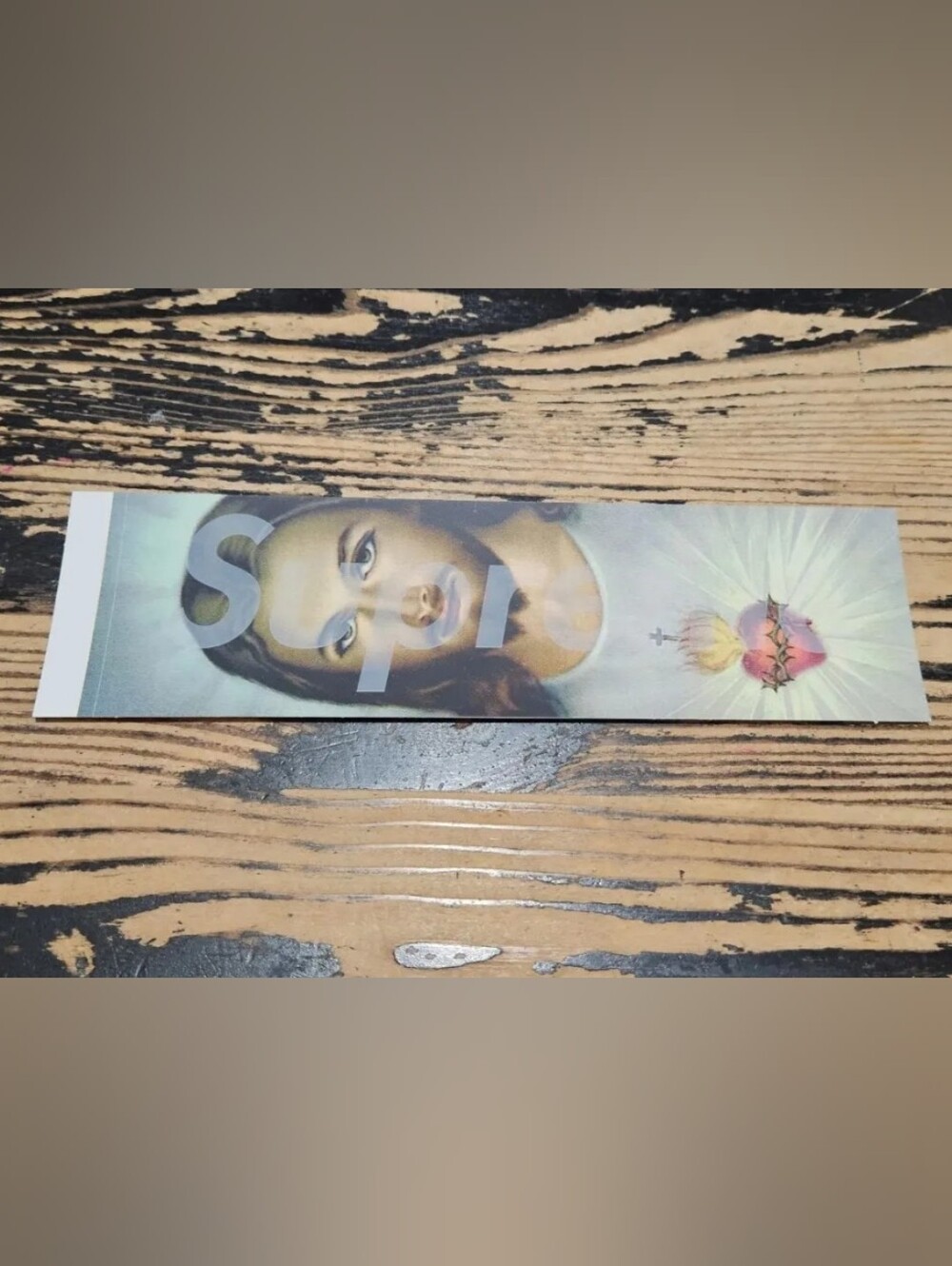 Supreme Prayer Card Jesus Christ God Box Logo Sticker FW26